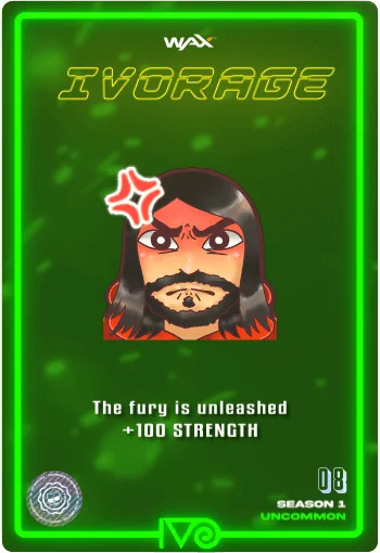 carta #08 del Ivoverso - IvoRage - Emote de Ivo enojado