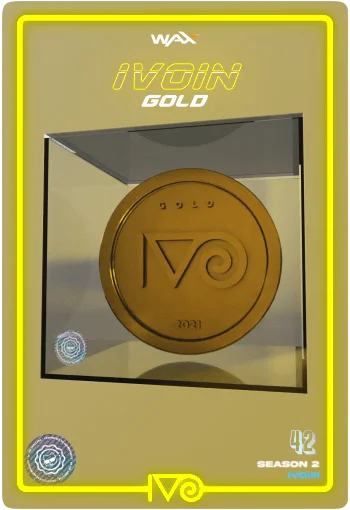 Carta Ivoin Gold Token Card del Ivoverso