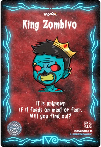 Carta King ZombIvo de la colección Classic Horror Monsters del Ivoverso
