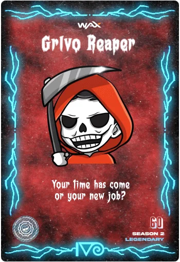 Carta GrIvo Reaper de la colección Classic Horror Monsters del Ivoverso
