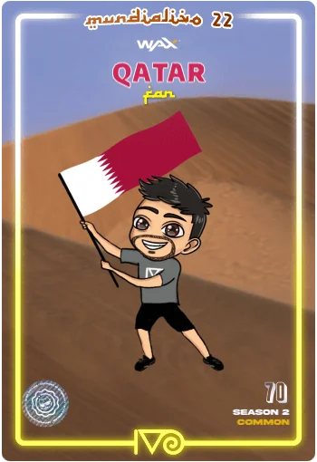 Carta Fan Qatar del MundialIvo 2022 del Ivoverso