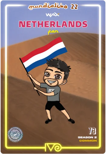 Carta Fan Netherlands del MundialIvo 2022 del Ivoverso