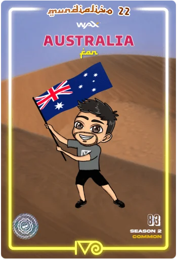 Carta Fan Australia del MundialIvo 2022 del Ivoverso