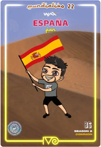 Carta Fan España del MundialIvo 2022 del Ivoverso