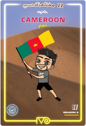 Carta Fan Cameroon del MundialIvo 2022 del Ivoverso