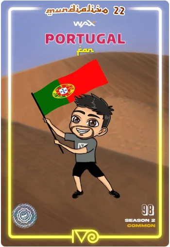 Carta Fan Portugal del MundialIvo 2022 del Ivoverso