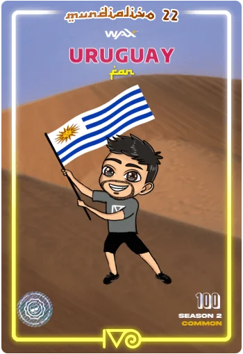 Carta Fan Uruguay del MundialIvo 2022 del Ivoverso
