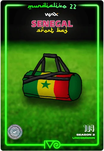 Carta Bolso Deportivo Senegal del MundialIvo 2022 del Ivoverso