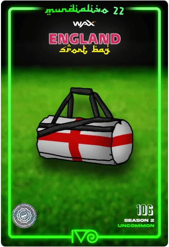 Carta Bolso Deportivo England del MundialIvo 2022 del Ivoverso