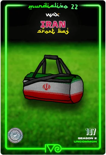 Carta Bolso Deportivo Iran del MundialIvo 2022 del Ivoverso