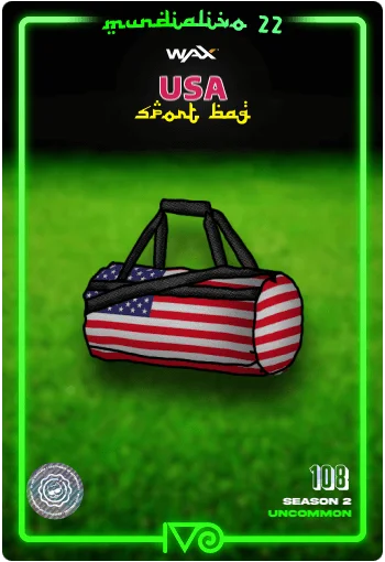 Carta Bolso Deportivo Usa del MundialIvo 2022 del Ivoverso