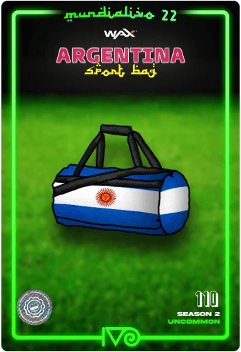 Carta Bolso Deportivo Argentina del MundialIvo 2022 del Ivoverso