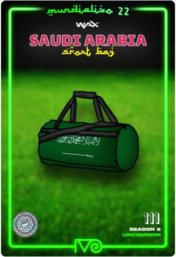 Carta Bolso Deportivo Saudi Arabia del MundialIvo 2022 del Ivoverso