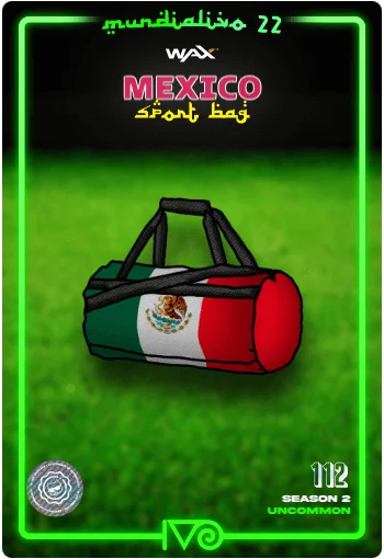 Carta Bolso Deportivo Mexico del MundialIvo 2022 del Ivoverso