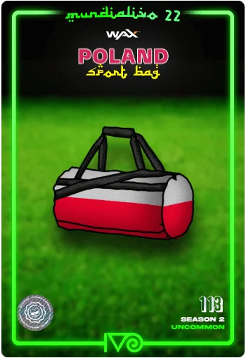 Carta Bolso Deportivo Poland del MundialIvo 2022 del Ivoverso