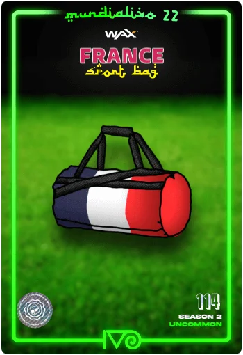 Carta Bolso Deportivo France del MundialIvo 2022 del Ivoverso