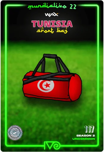 Carta Bolso Deportivo Tunisia del MundialIvo 2022 del Ivoverso