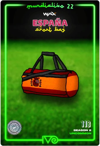 Carta Bolso Deportivo España del MundialIvo 2022 del Ivoverso