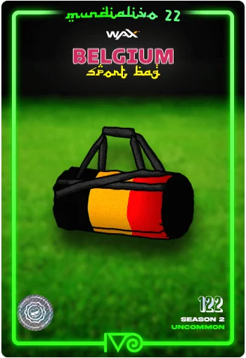 Carta Bolso Deportivo Belgium del MundialIvo 2022 del Ivoverso