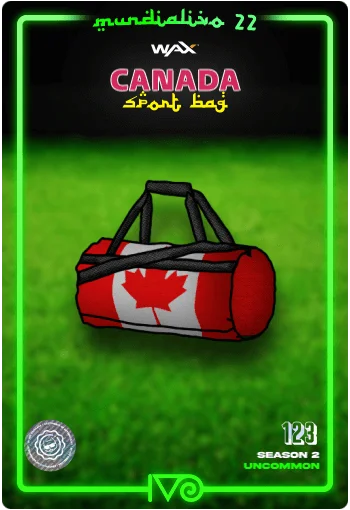 Carta Bolso Deportivo Canada del MundialIvo 2022 del Ivoverso