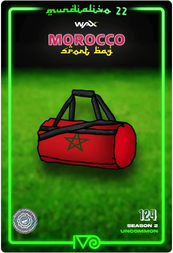 Carta Bolso Deportivo Morocco del MundialIvo 2022 del Ivoverso