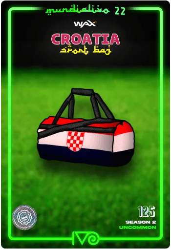 Carta Bolso Deportivo Croatia del MundialIvo 2022 del Ivoverso