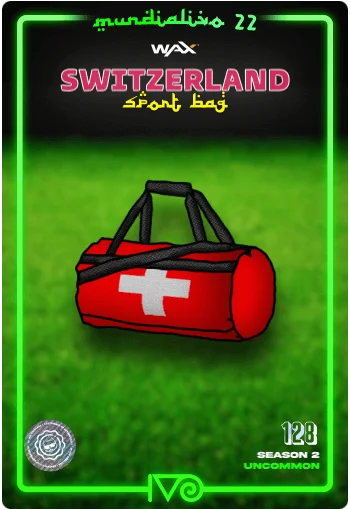 Carta Bolso Deportivo Switzerland del MundialIvo 2022 del Ivoverso