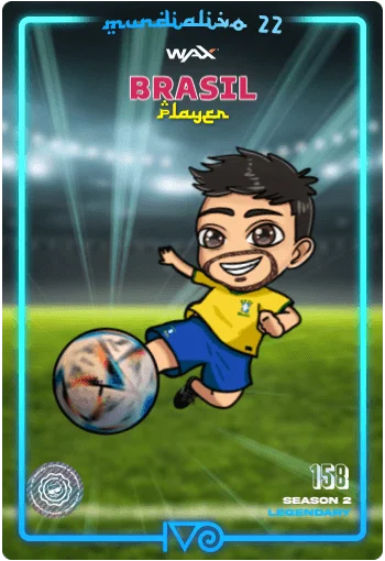 Carta Legendaria Ivo jugador de Brasil del MundialIvo 2022 del Ivoverso