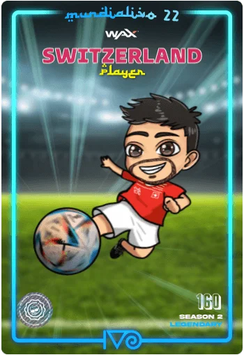 Carta Legendaria Ivo jugador de Switzerland del MundialIvo 2022 del Ivoverso