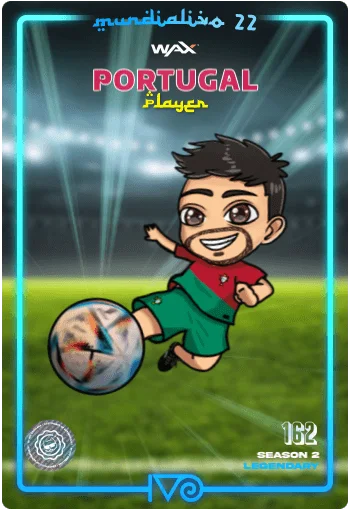 Carta Legendaria Ivo jugador de Portugal del MundialIvo 2022 del Ivoverso