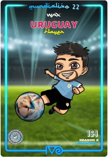 Carta Legendaria Ivo jugador de Uruguay del MundialIvo 2022 del Ivoverso