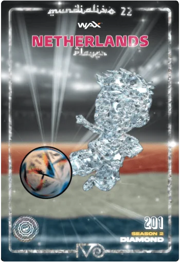 Carta Diamond Ivo jugador de Netherlands del MundialIvo 2022 del Ivoverso