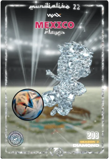 Carta Diamond Ivo jugador de Mexico del MundialIvo 2022 del Ivoverso