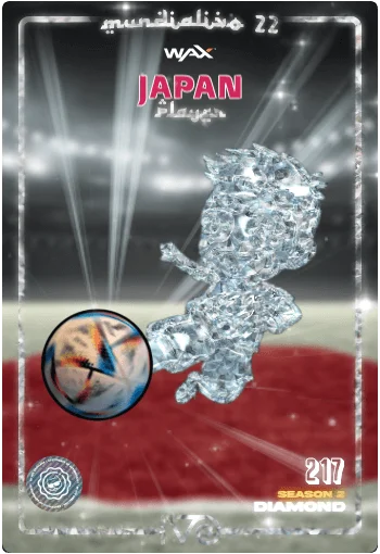 Carta Diamond Ivo jugador de Japan del MundialIvo 2022 del Ivoverso