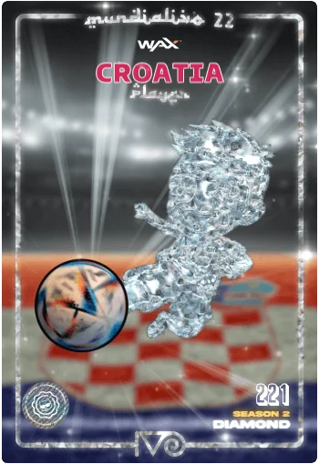 Carta Diamond Ivo jugador de Croatia del MundialIvo 2022 del Ivoverso