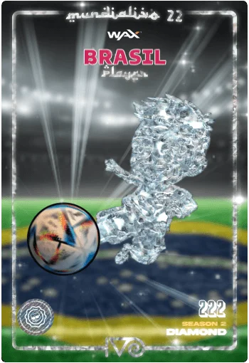 Carta Diamond Ivo jugador de Brasil del MundialIvo 2022 del Ivoverso