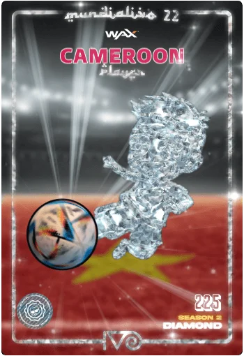 Carta Diamond Ivo jugador de Cameroon del MundialIvo 2022 del Ivoverso
