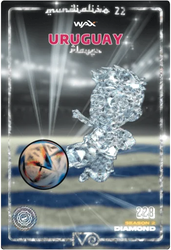 Carta Diamond Ivo jugador de Uruguay del MundialIvo 2022 del Ivoverso