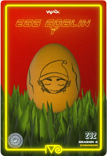 Carta Huevo Amarillo de Goblin Y del Ivoverso